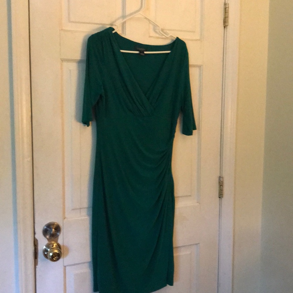 Ralph Lauren emerald green dress size 10